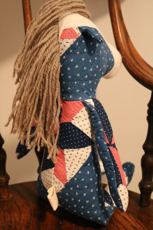 1800s Quilted Horse II - Organic Cotton Stuffing