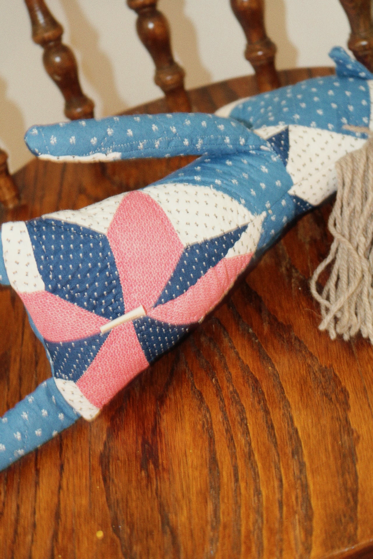 1800s Quilted Horse I - Wool Stuffing