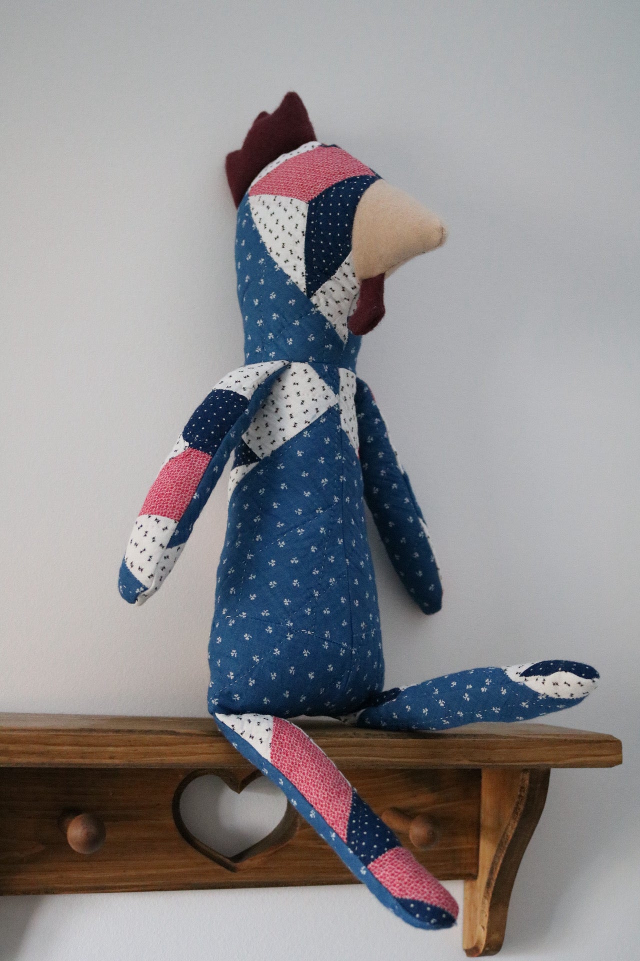 1800s Quilted Chicken II - Organic Cotton Stuffing