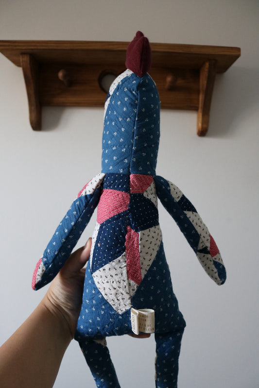 1800s Quilted Chicken II - Organic Cotton Stuffing