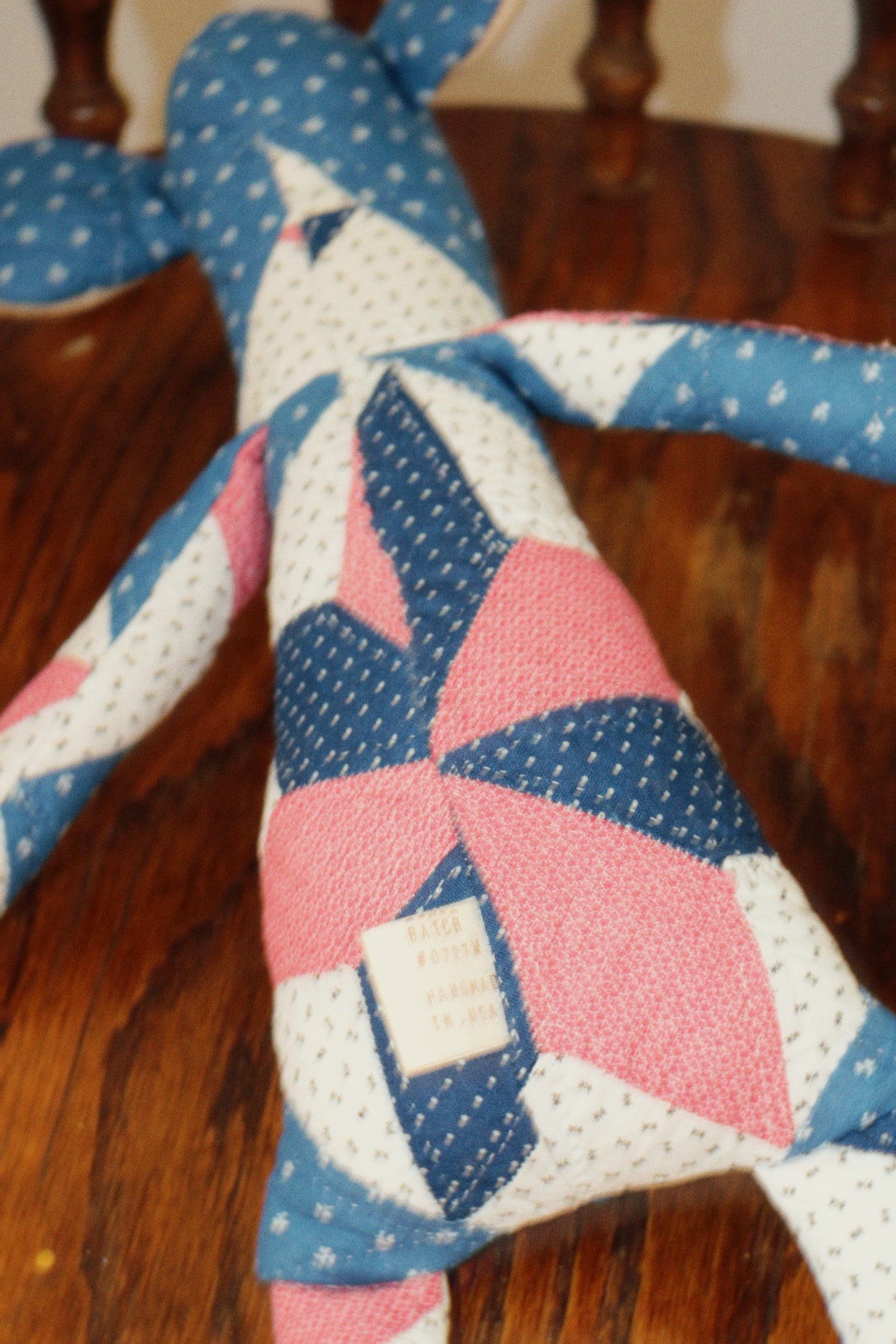 1800s Quilted Mouse I - Organic Cotton Stuffing