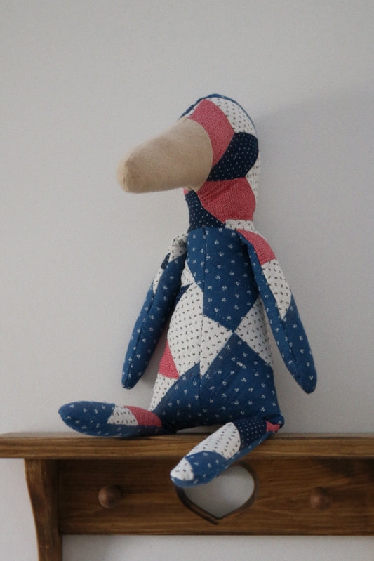 1800s Quilted Runner Duck I - Organic Cotton Stuffing