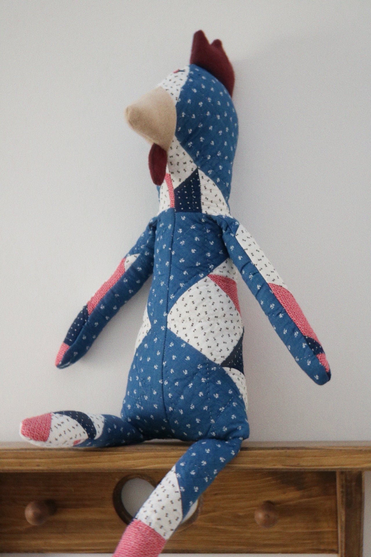1800s Quilted Chicken I - Organic Cotton Stuffing